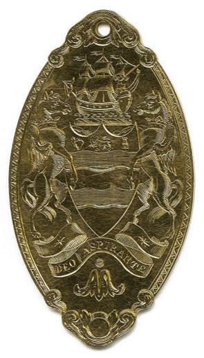 GOLD MEDAL PRESENTED IN GRATITUDE TO THOMAS REYNOLDS IN 1798 BY THE GUILD OF DUBLIN MERCHANTS FOR HIS ROLE AS AN INFORMER AND TRAITOR OF THE LEADERS OF THE 1798 REBELLION