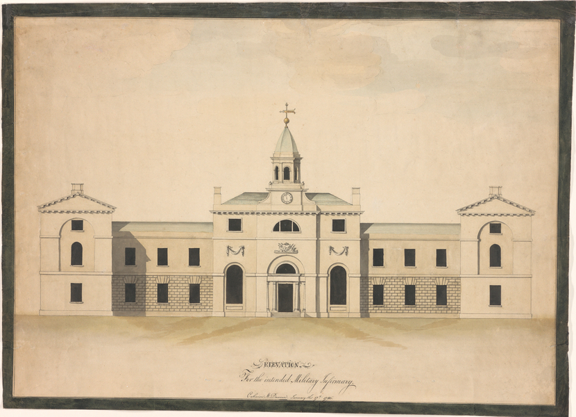 ELEVATION OF PROPOSED ROYAL INFIRMARY, DUBLIN